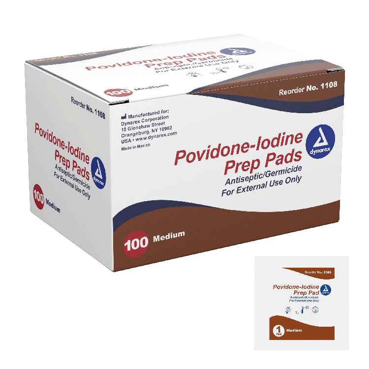 Povidone Iodine Prep Pad