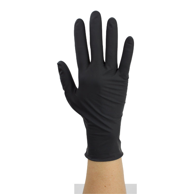 Black Arrow Latex Exam Gloves, Powder-Free