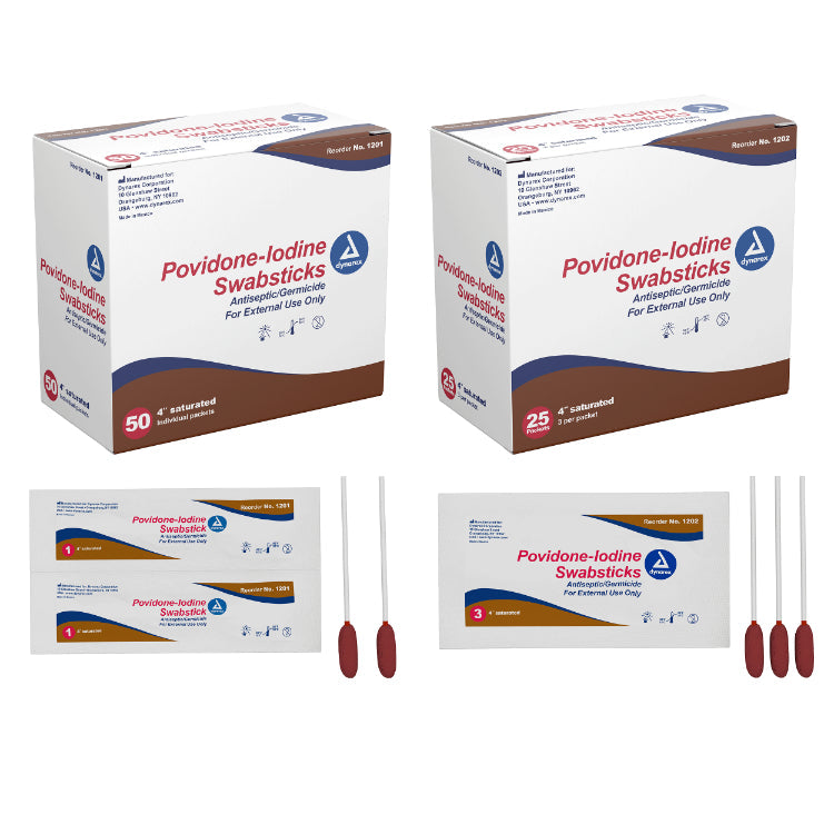 Povidone Iodine Swabsticks